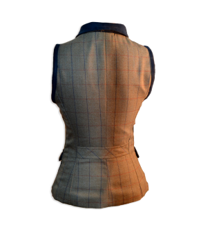 Chaleco señora Los Nietos | Cuadros Gris