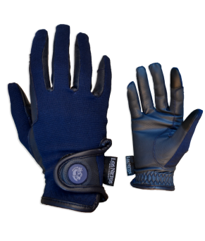 Guantes de equitación Confort 'Los Nietos Dressage' | Azul