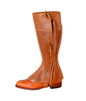 Polaina Serraje modelo Rocío 0220 | Natural