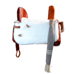 Silla vaquera amazonas de fibra Los Nietos modelo Ana | Color avellana