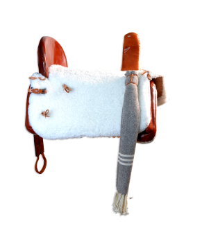 Silla vaquera amazonas de fibra Los Nietos modelo Ana | Color avellana