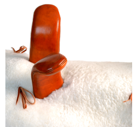 Silla vaquera amazonas de fibra Los Nietos modelo Ana | Color avellana