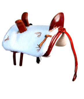 Silla vaquera amazonas de fibra Los Nietos modelo Ana | Color cereza