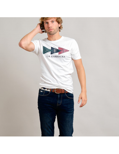 Camiseta La Garrocha Banderines | Crudo