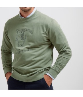 Sudadera Wilton 'La Garrocha' | Salvia