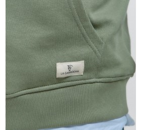 Sudadera con cremallera 'La Garrocha' | Salvia