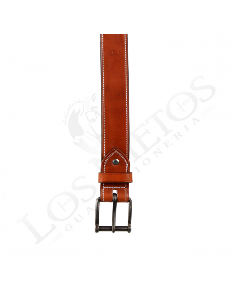 Cinturón de cuero hecho a mano con cuero sueco de alta calidad. La hebilla  del cinturón de acero inoxidable evita la oxidación, es fácil de…