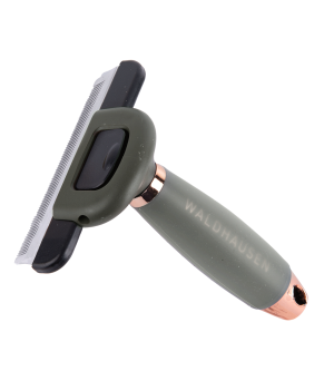 Peine para el cambio de pelaje con empuñadura de gel Waldhausen