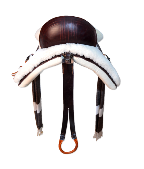 Silla de montar vaquera mixta 'Tauro' | Chocolate