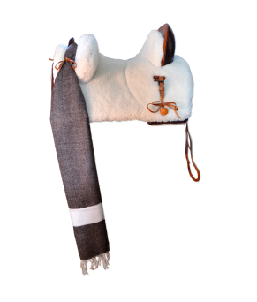 Silla de montar vaquera mixta 'Tauro' | Chocolate