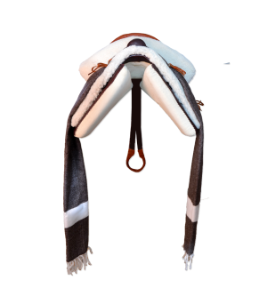 Silla de montar vaquera mixta 'Tauro' | Chocolate