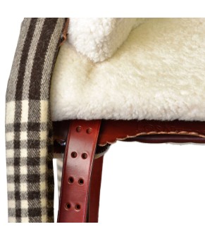 Silla de montar vaquera mixta de fibra de vidrio | Cereza