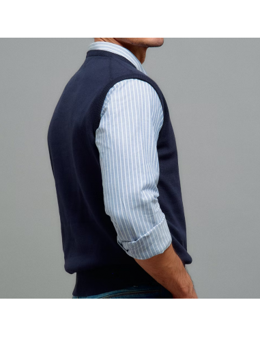 Chaleco de Punto 'La Garrocha' | Azul...