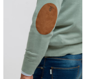 Jersey de pico con coderas La Garrocha, Color Océano