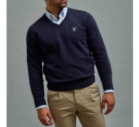 Jersey de pico a Garrocha, Color Marino