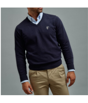 Jersey de pico a Garrocha, Color Marino