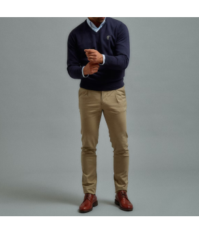 Jersey de pico a Garrocha, Color Marino