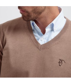Jersey de pico La Garrocha, Color Sepia