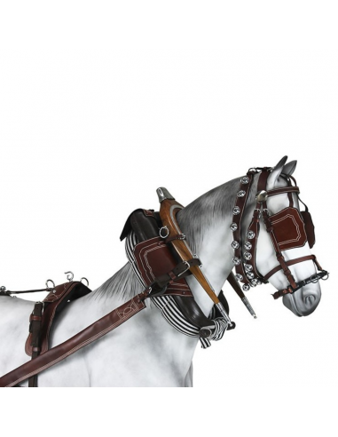 Enganche Calesero Nylon-Cuero