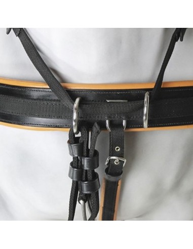 Enganche Pecherín Cuero/Nylon