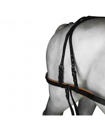 Enganche Pecherín Cuero/Nylon