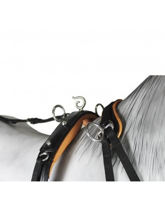 Enganche Pecherín Cuero/Nylon