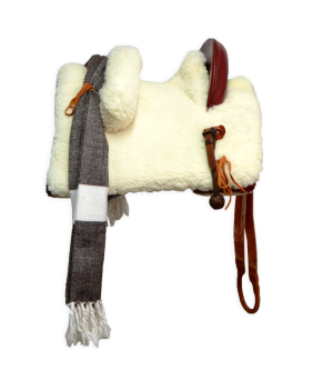 Silla de montar vaquera 'Tauro' mixta para niños | Cereza