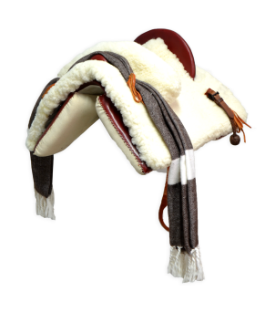 Silla de montar vaquera 'Tauro' mixta para niños | Cereza