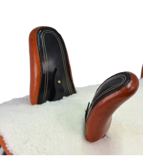 Silla de montar amazonas 'Los Nietos' | Modelo 'Centenaria' | Negra