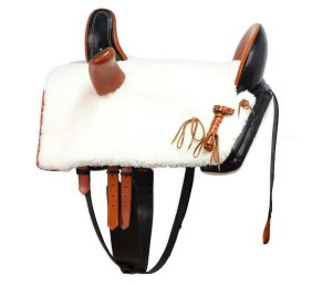 Silla de montar amazonas 'Los Nietos' | Modelo 'Centenaria' | Negra