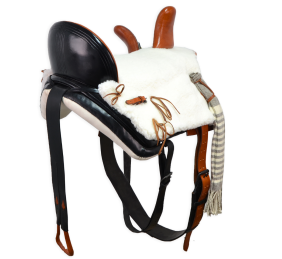 Silla de montar amazonas 'Los Nietos' | Modelo 'Centenaria' | Negra