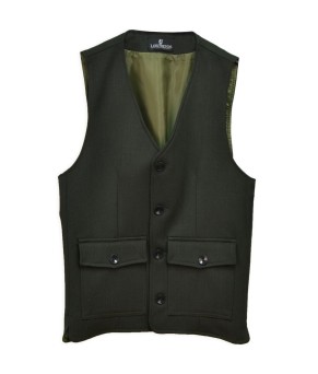 Chaleco cuatro bolsillos 'Los Nietos' | Verde