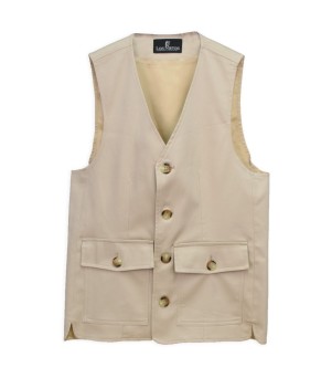 Chaleco Cuatro Bolsillos 'Los Nietos' | Beige