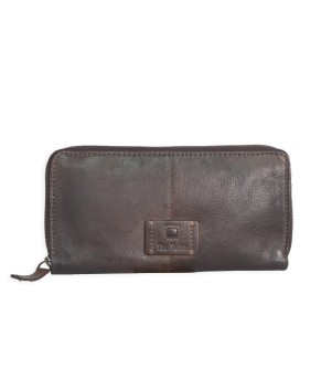 Billetero señora con cremallera GAB02526LL| Color Marrón