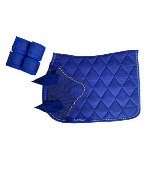 Juego de mantilla, orejeras y vendas