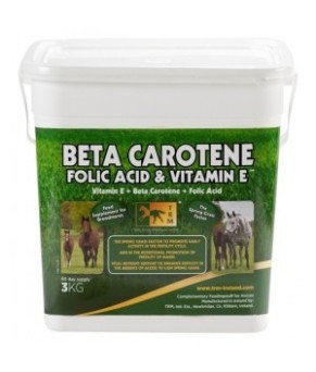 Ácido fólico y vitamina E Beta Carotene | 3 kg
