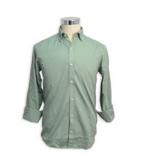 Camisa Slim Fit de algodón ML 42520 | Verde Caqui