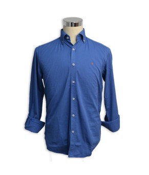 Camisa Slim Fit de algodón ML 42520 | Azul