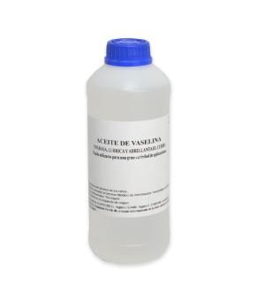 Aceite de vaselina hidratante para el cuero 1L. Engrasa, lubrica y abrillanta cualquier superficie de cuero.