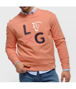 Sudadera LG 'La Garrocha' | Salmón
