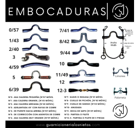 Bocado Vaquero López | Embocadura Asa Caldera Grande