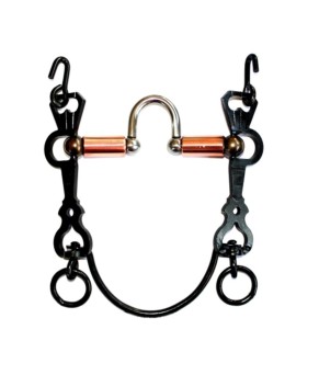 Bocado vaquero López | Embocadura de corrección con asientos de cobre