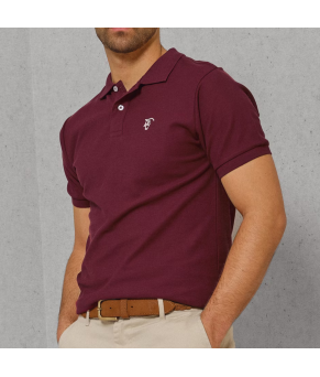 Polo básico 'La Garrocha' | Burgundy