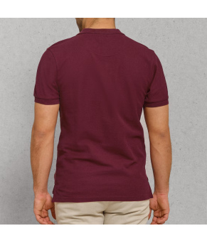 Polo básico 'La Garrocha' | Burgundy