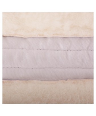 Mantilla de algodón con borrego BR