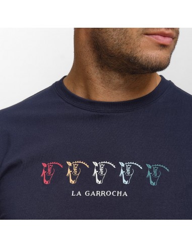 CAMISETA HORSES | MARINO