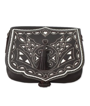 Bolso rociero moña | Engrasado fondo blanco