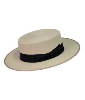 Sombrero cañero premium 250 gr | Pelo de conejo | Manila