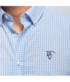 Camisa La Garrocha Castela | Celeste