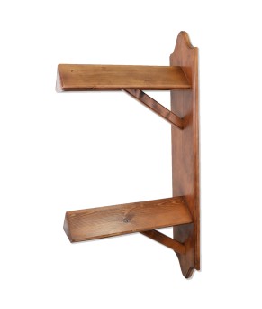 Monturero de madera de pared 'Los Nietos' | Dos sillas